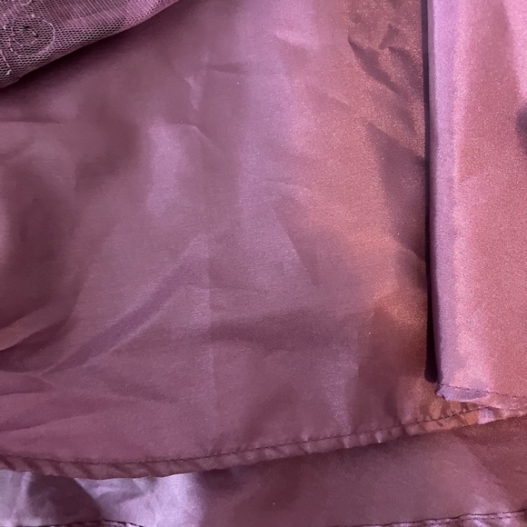 Masquerade Strapless Women’s Dress, Size 5/6 (Junior), Purple and Black, Floral - Picture 5 of 9